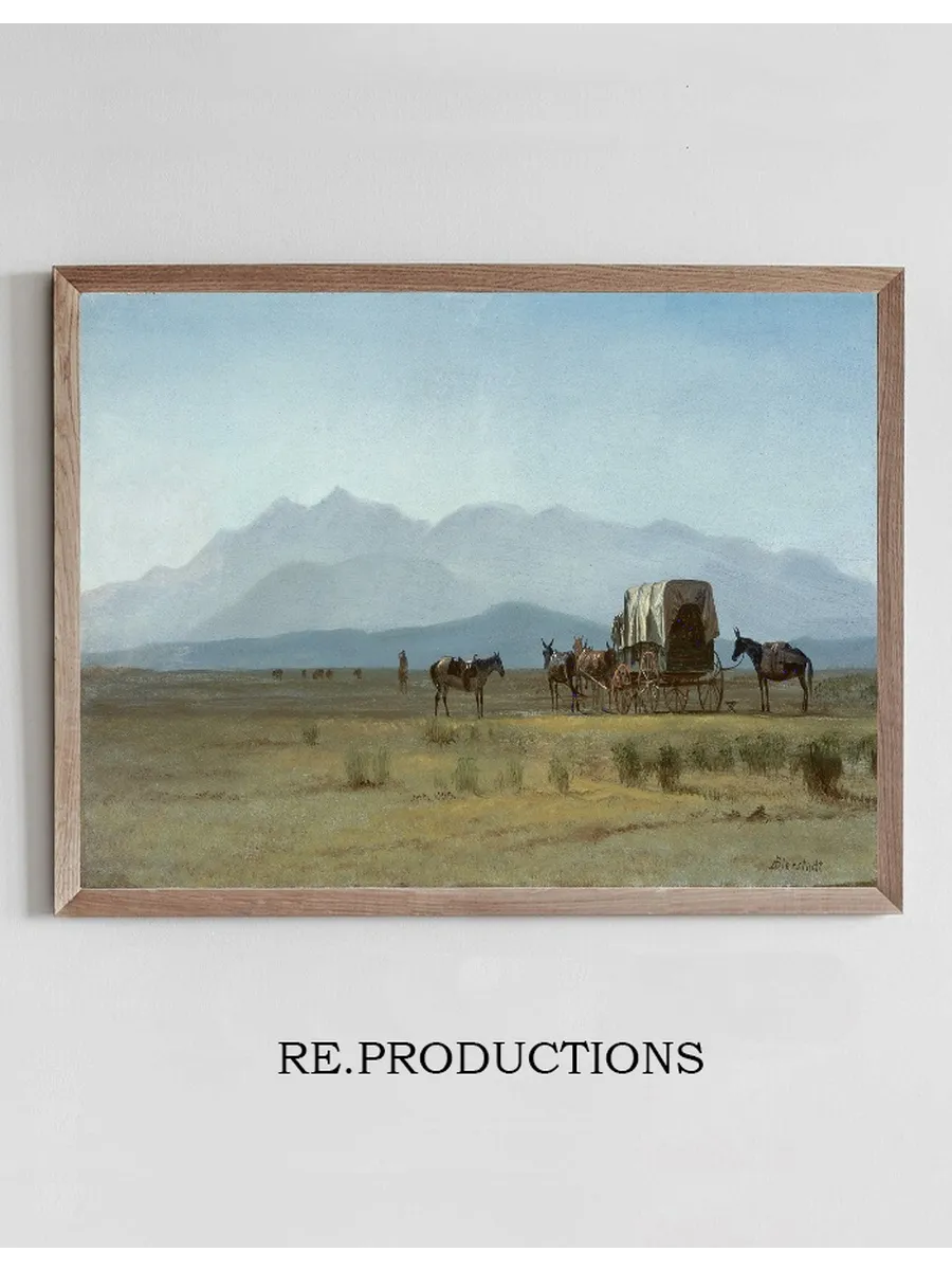 Surveyor's Wagon in the Rockies