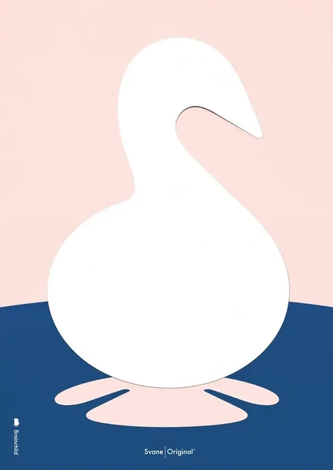 Svane Pink Papirklip