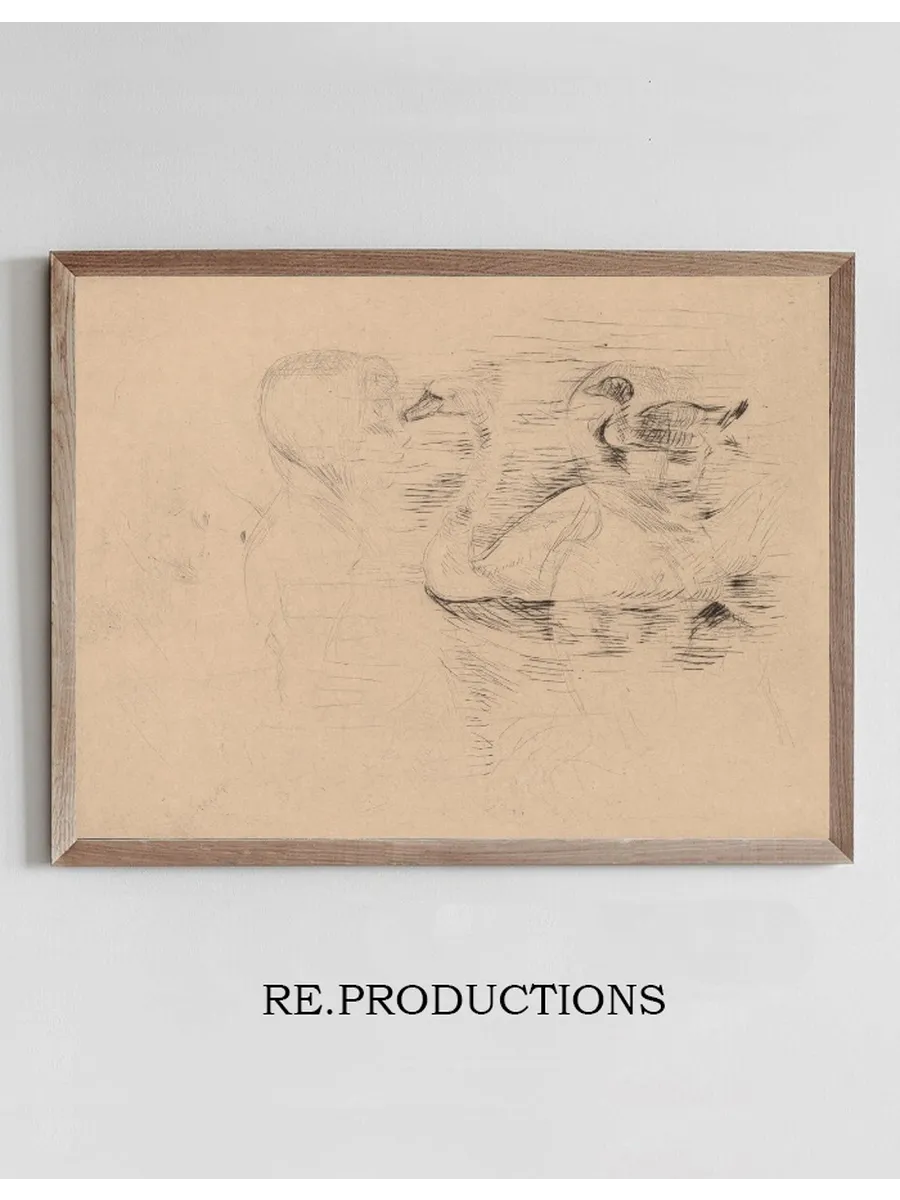 Swan and Duck, with Portraits of Julie (cygne et Canard, Avec Portraits de Julie, or Cygne et Canard, Essai)
