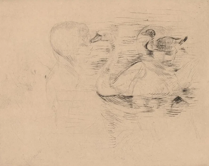 Swan and Duck, with Portraits of Julie (cygne et Canard, Avec Portraits de Julie, or Cygne et Canard, Essai)