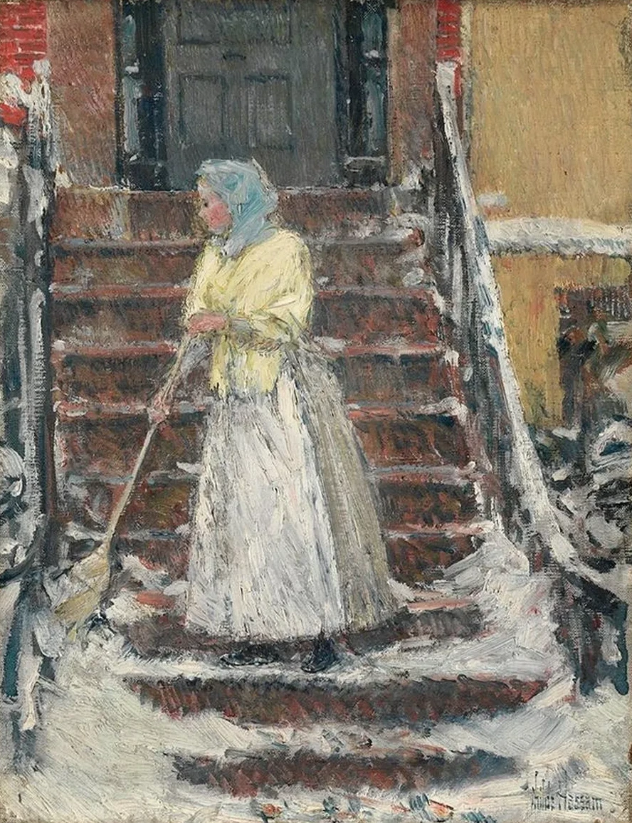 Sweeping Snow