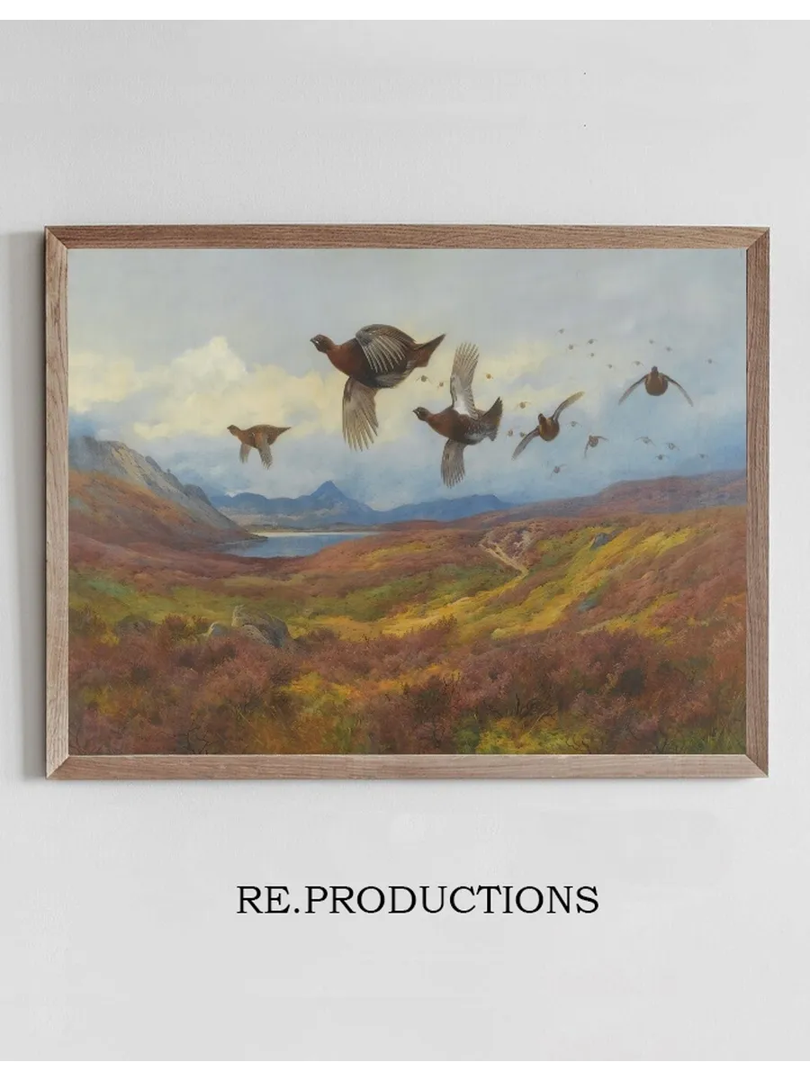 Swerving From The Guns - Red Grouse