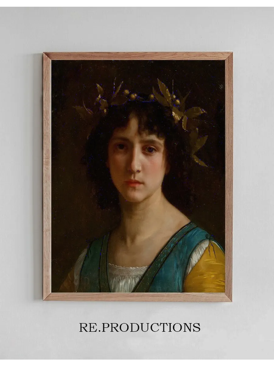 T Te D Italienne Avec Une Couronne de Laurier (head of an Italian Girl with a Laurel Wreath)