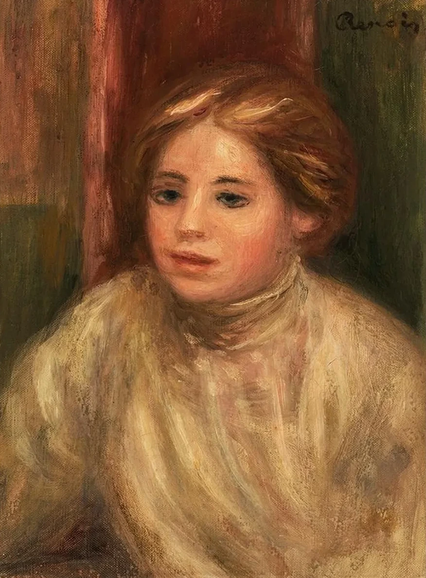 T Te de Femme Blonde