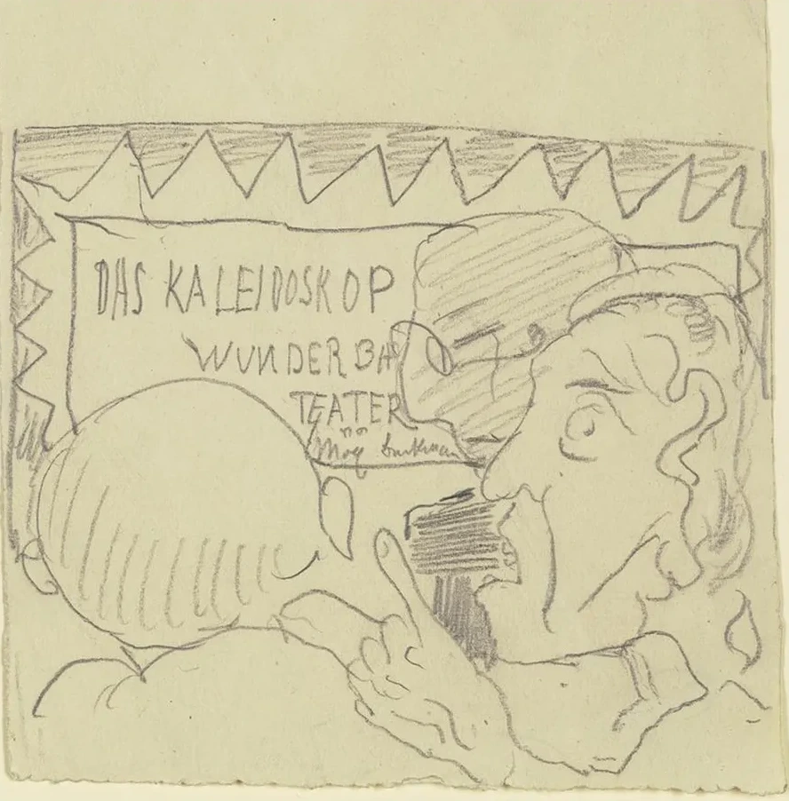 THE KALEIDOSKOP WUNDERBAR TEATER by Max Beckmann
