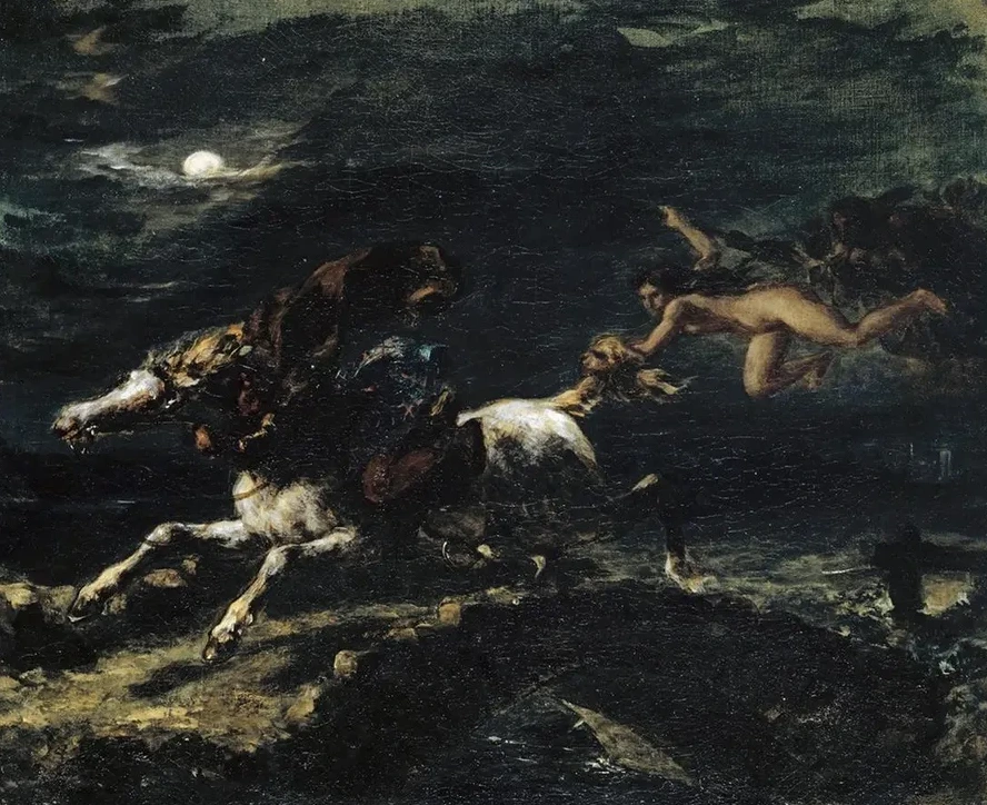 Tam O Shanter Pursued by the Witches