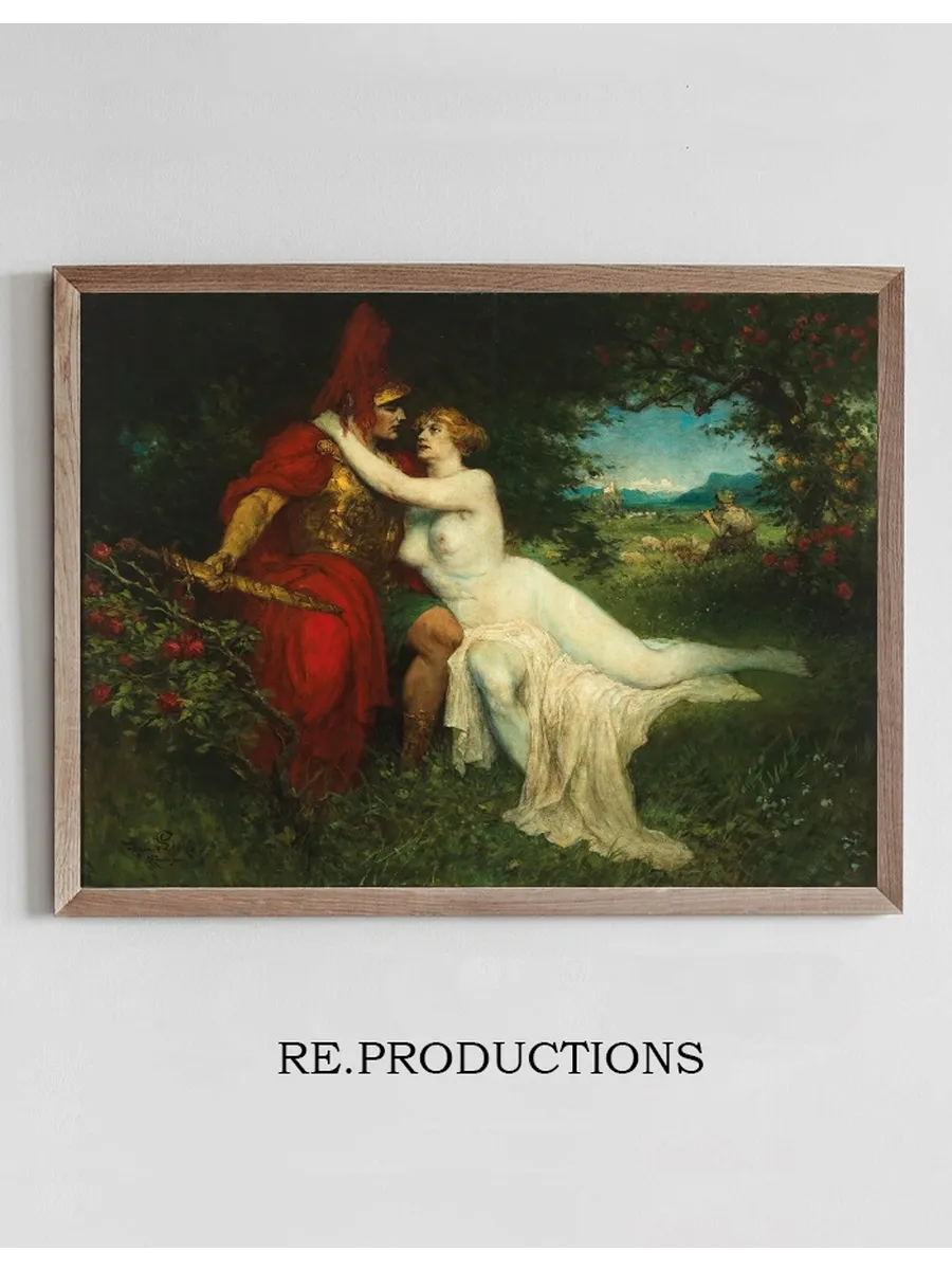 Tannh User and Venus in the Venusberg, Scene from Richard Wagner's Opera