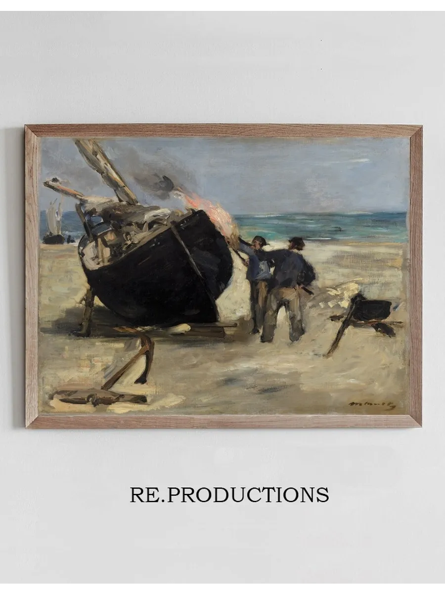 Tarring the Boat (Le Bateau goudronn)