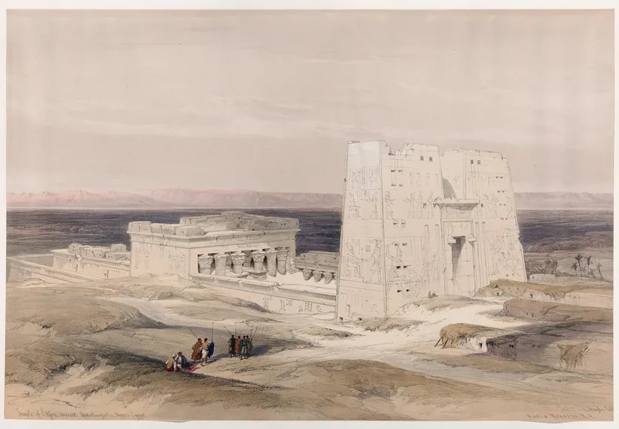 Temple of Edfou Idf, ancient Appolinopolis, Upper Egypt