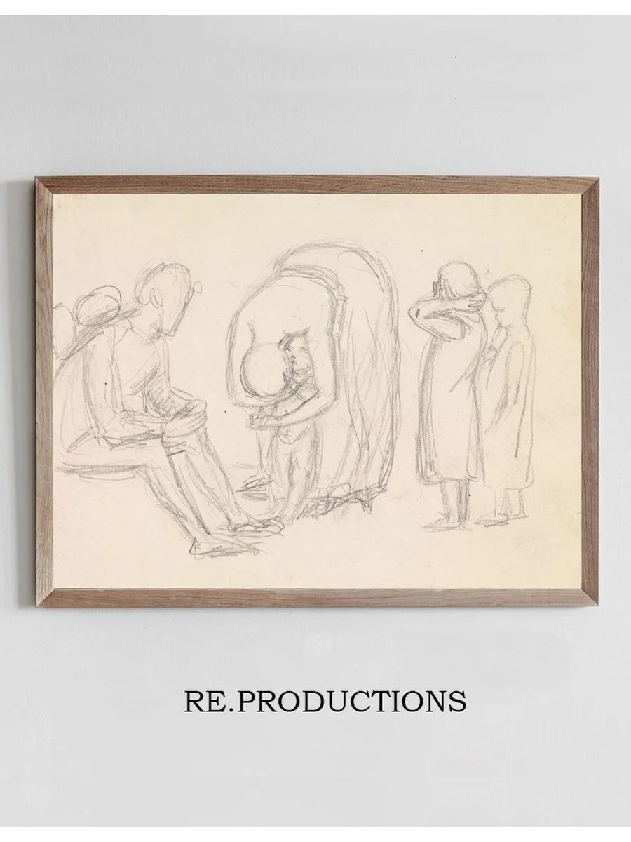 Tennyson's Dora Figure Studies
