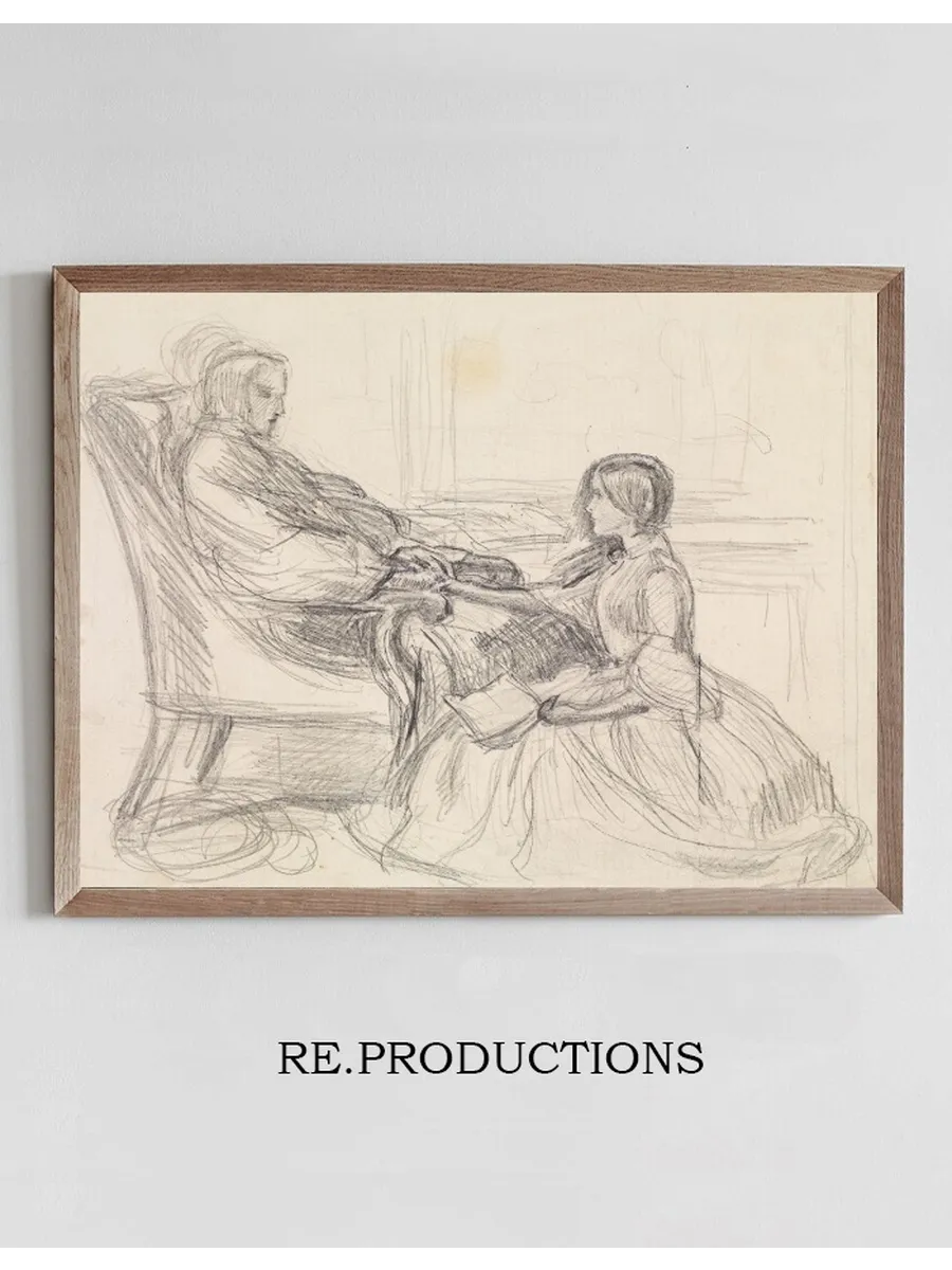 Tennyson's The Grandmother's Apology Figure Study