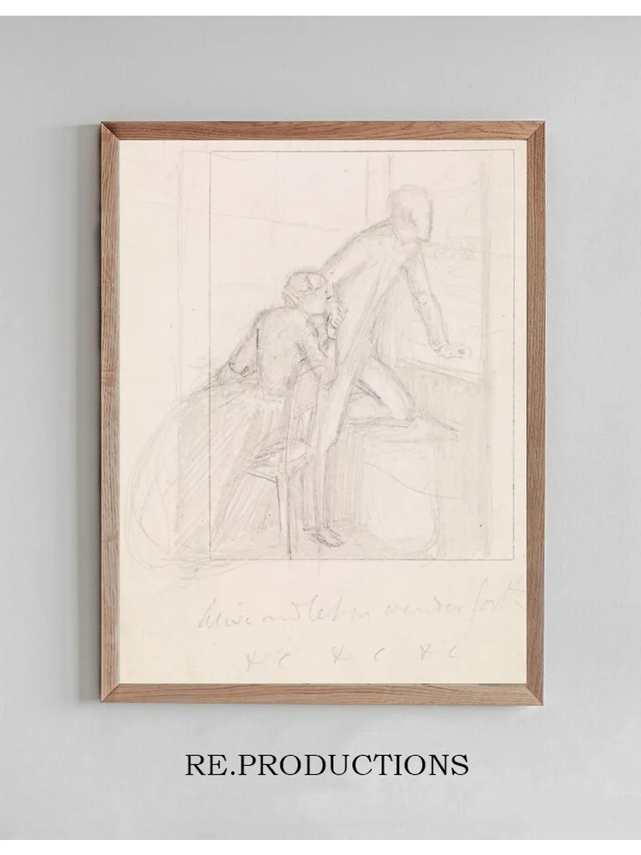 Tennyson's The Miller's Daughter Study for Husband and Wife in Arise and Let us Wander Forth