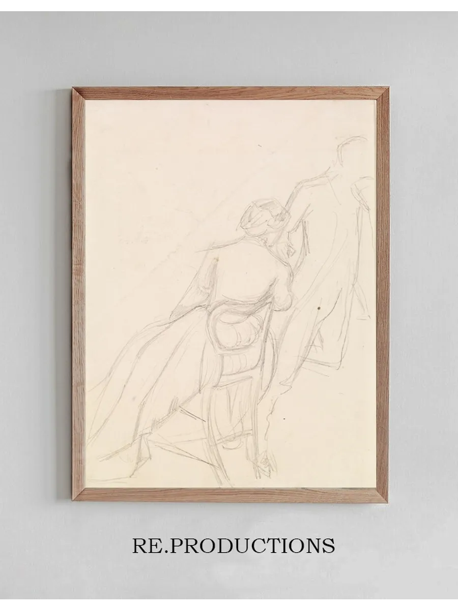 Tennyson's The Miller's Daughter Study for Husband and Wife in Arise and Let us Wander Forth