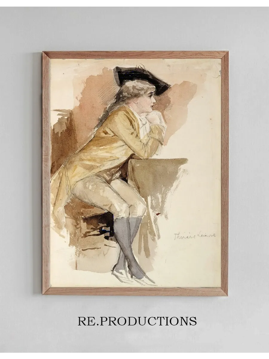 Th r se Lainville Dressed As In The 18th Century