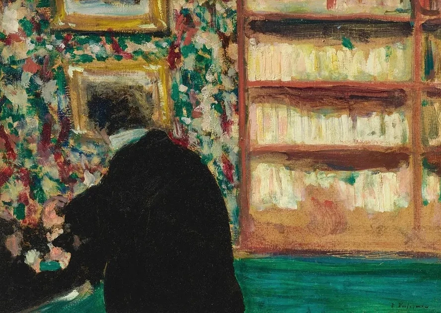 Thad E Natanson Dans Son Bureau la Revue Blanche