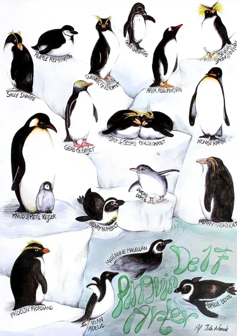 The 17 Penguins