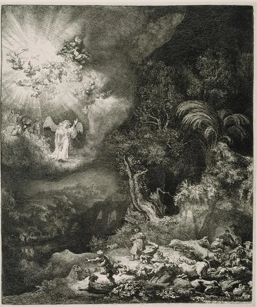 The Angel Appearing to the Shepherds