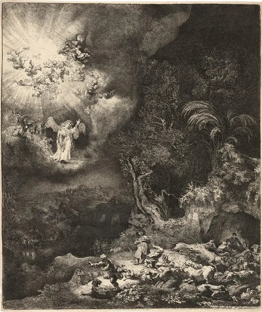 The Angel Appearing to the Shepherds