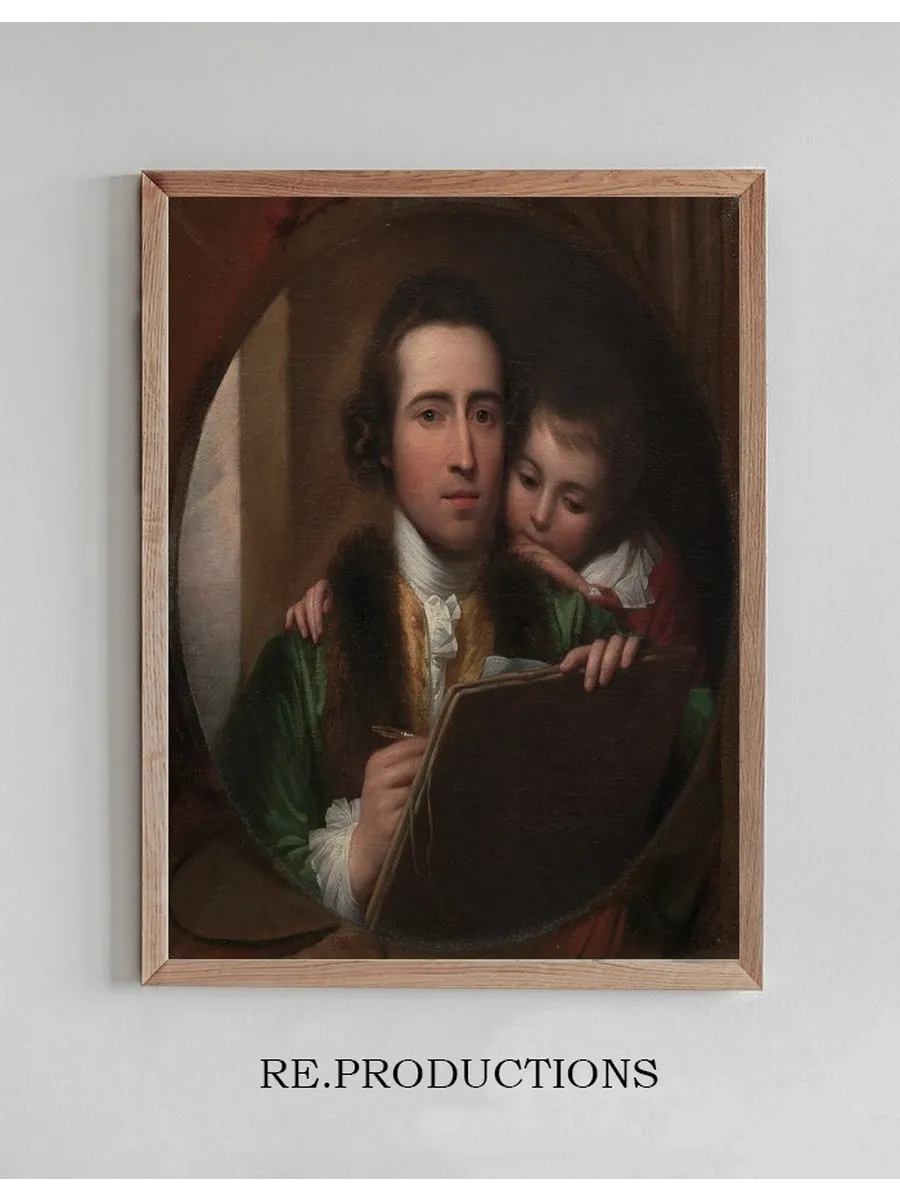 The Artist and His Son Raphael