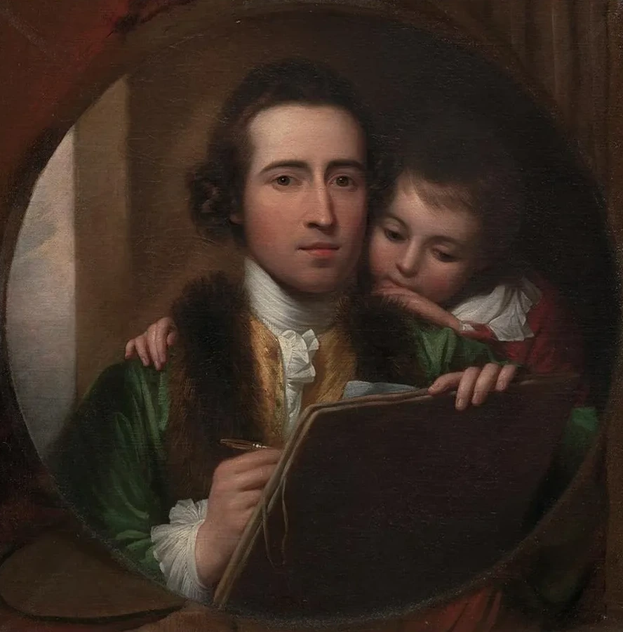 The Artist and His Son Raphael