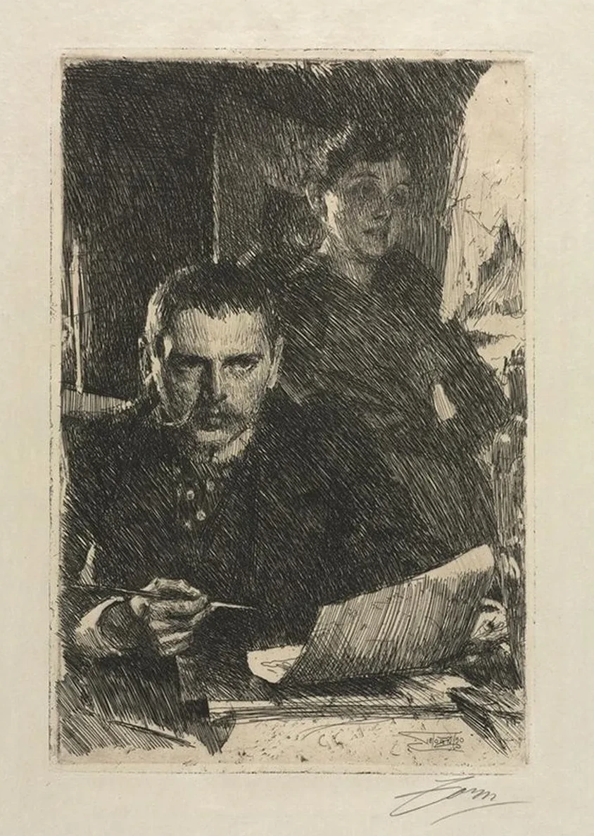 The Artist and His Wife