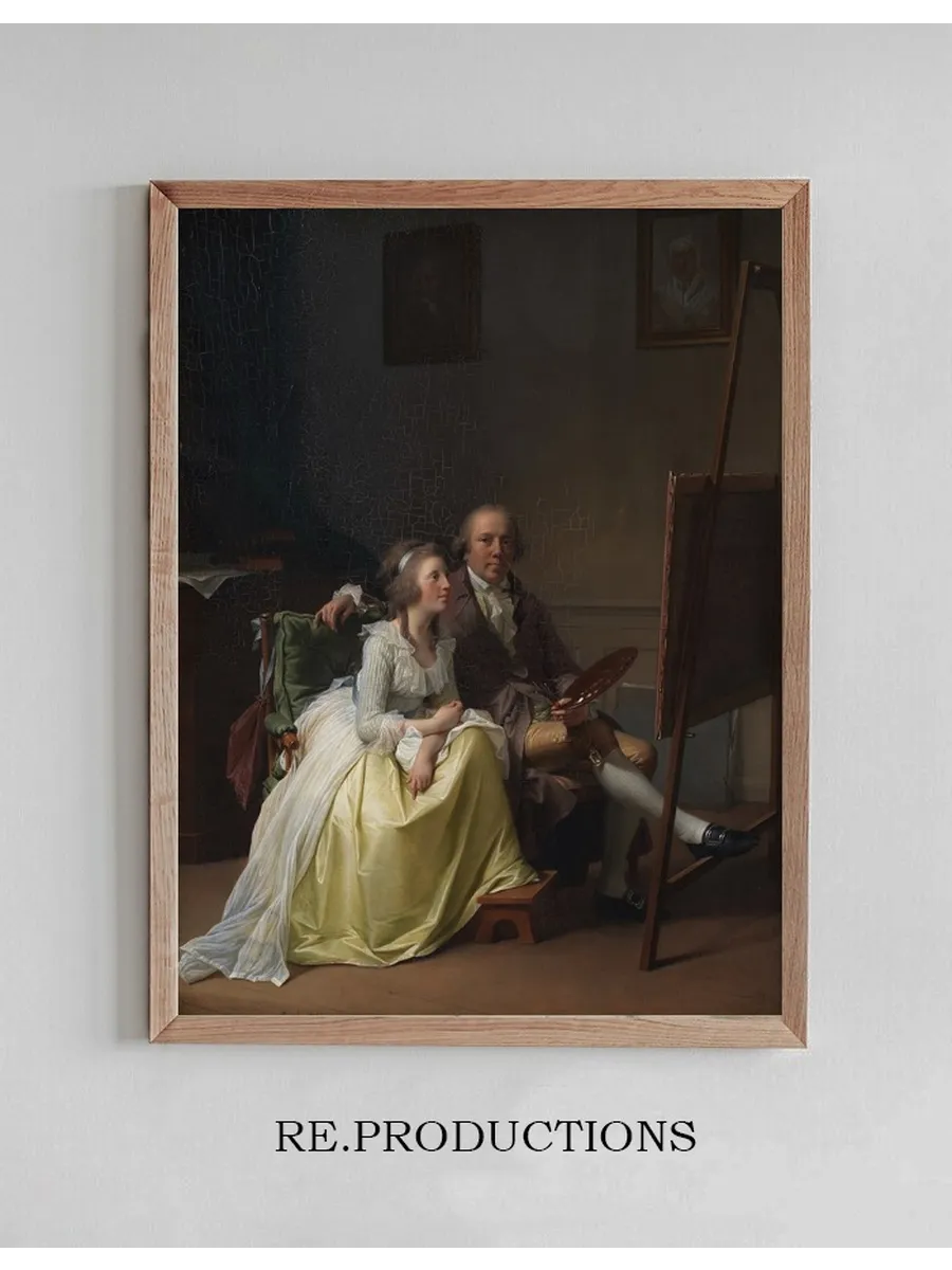 The Artist and his Wife Rosine, n e D rschel
