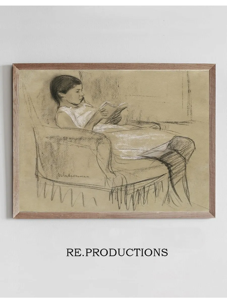 The Artist's Daughter K the Reading in a Chair