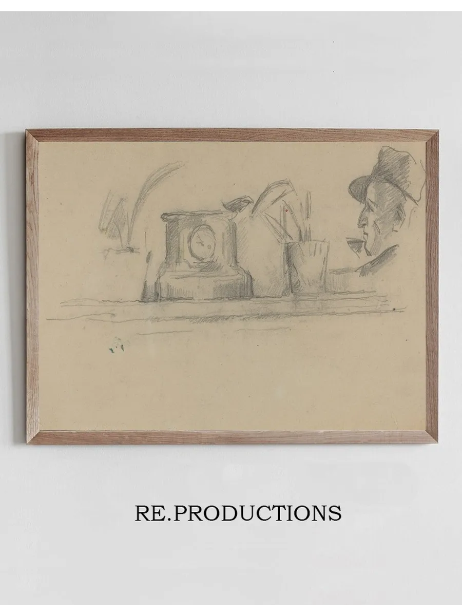 The Artist's Father and Objects on a Mantel