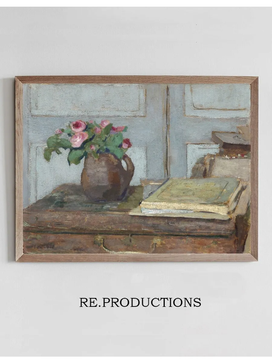 The Artist's Paint Box and Moss Roses