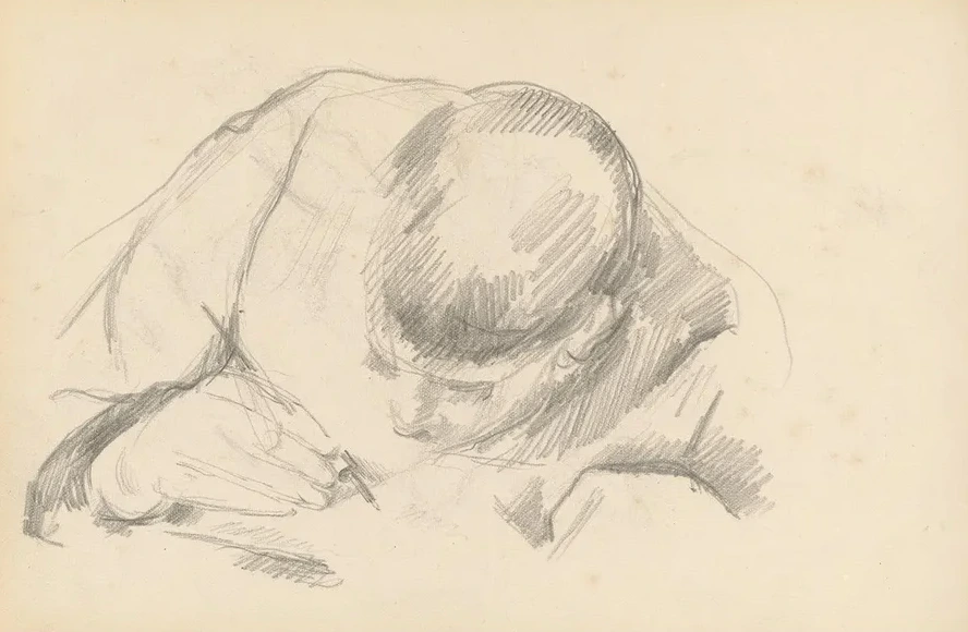 The Artist's Son Writing