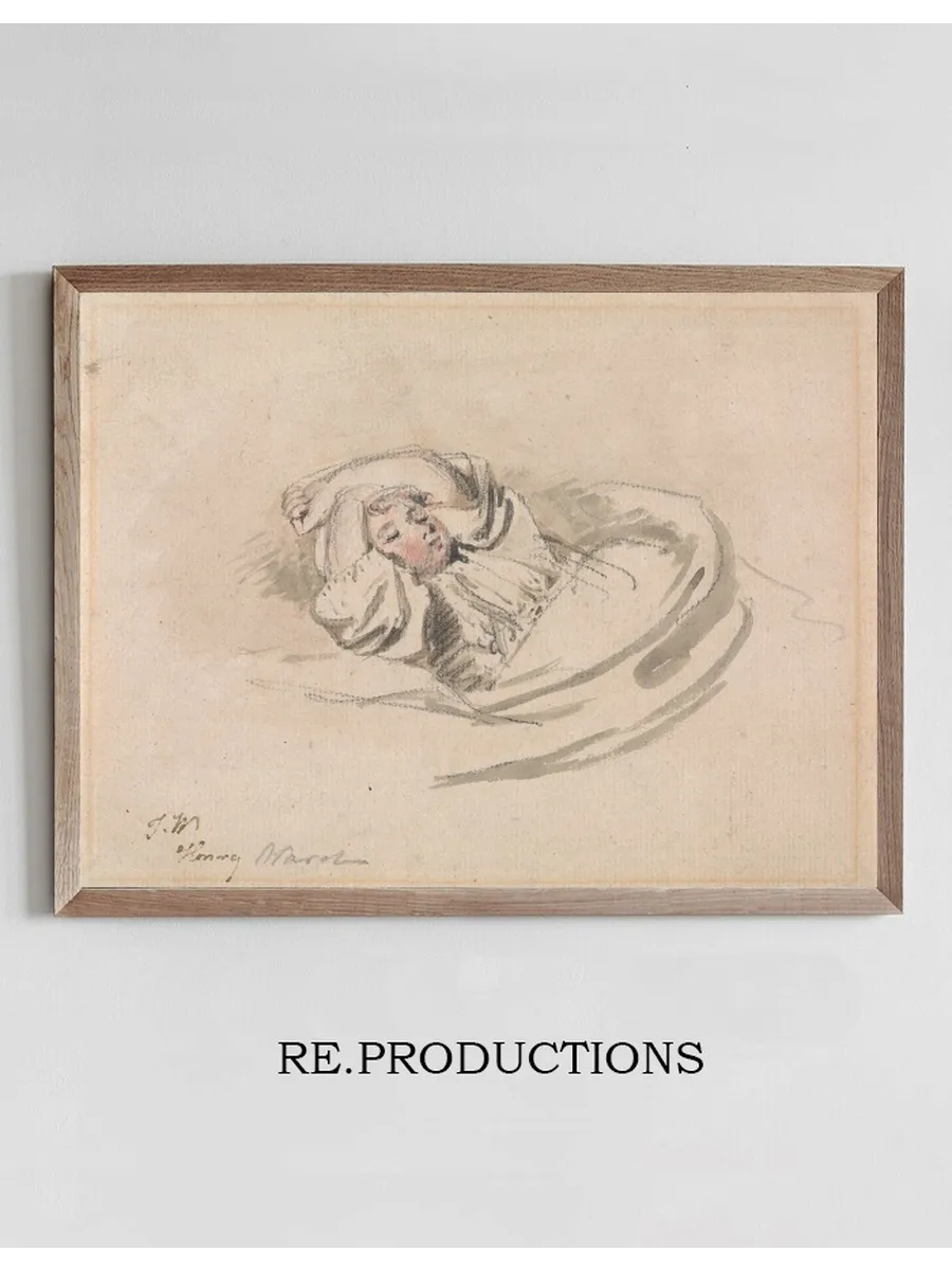 The Artist's Son, Henry, Asleep