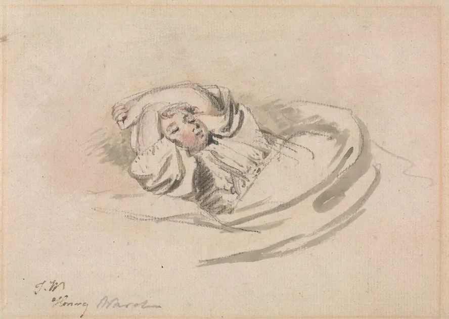 The Artist's Son, Henry, Asleep