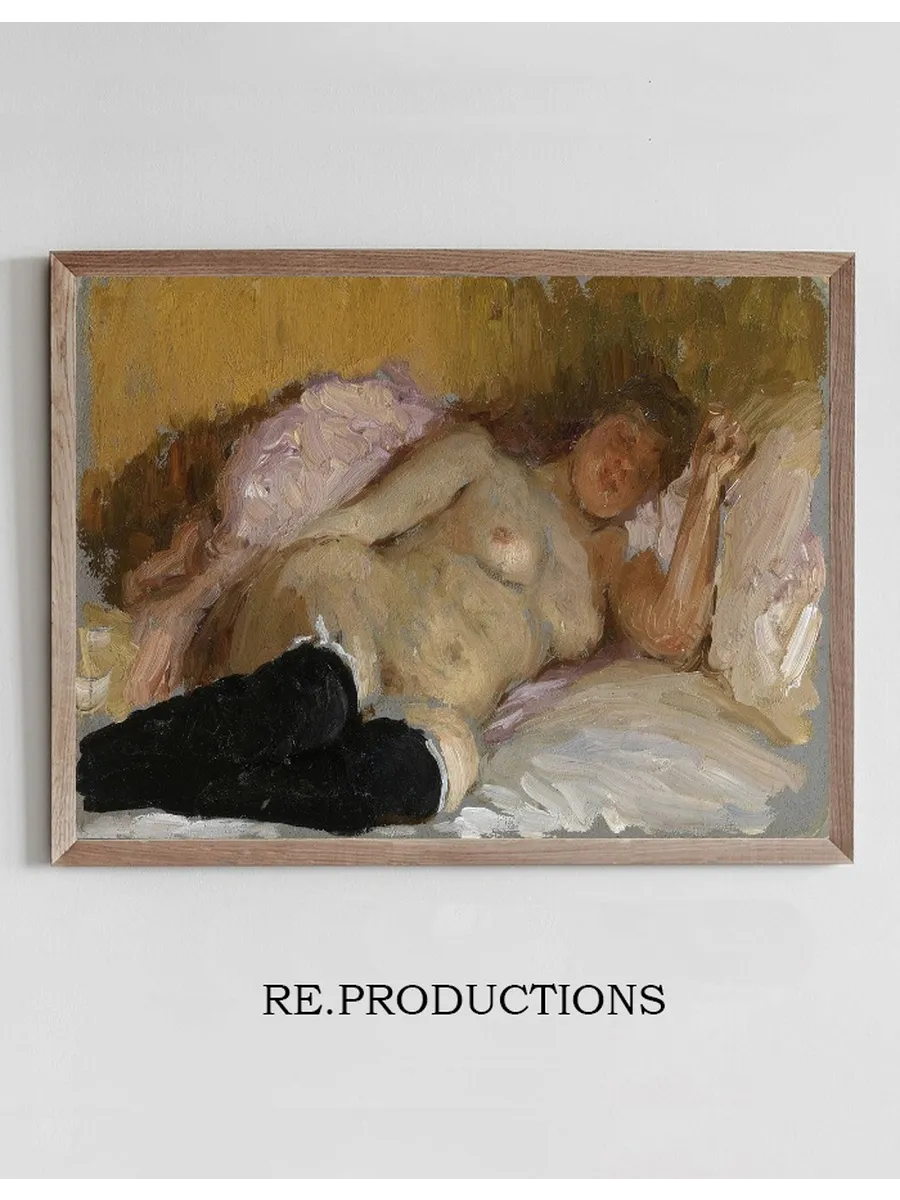The Artist's Wife Natalia Nordman Sleeping