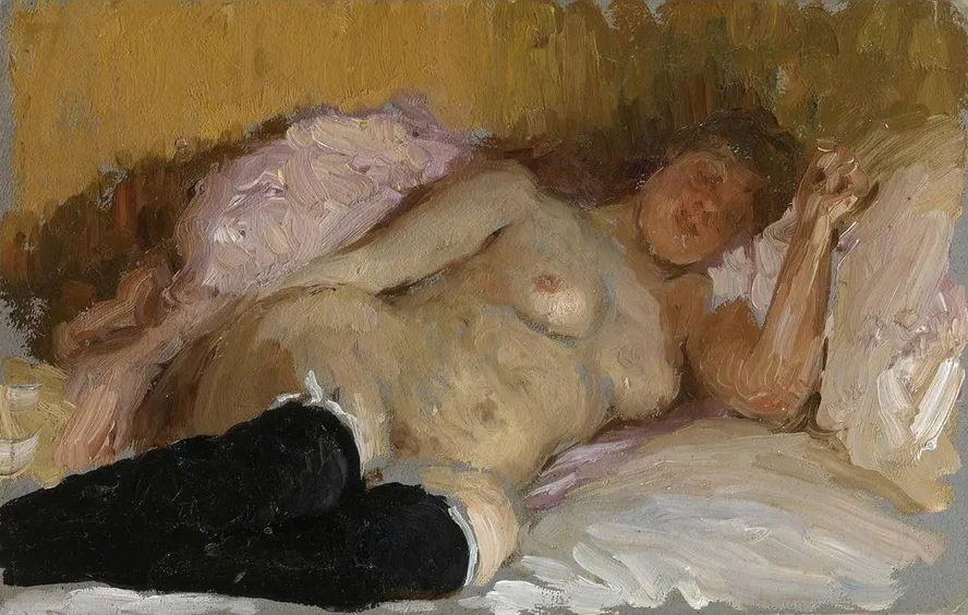 The Artist's Wife Natalia Nordman Sleeping