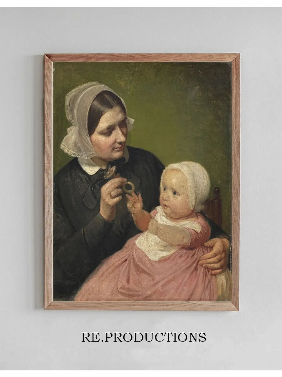 The Artist's Wife and Their Son Poul