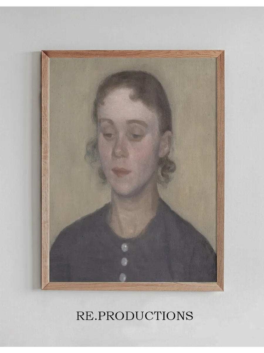 The Artist's Wife, Ida Hammersh i, n e Ilsted