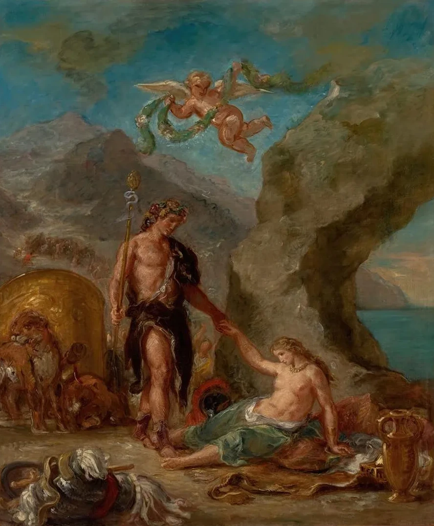 The Autumn Baccus and Ariadne