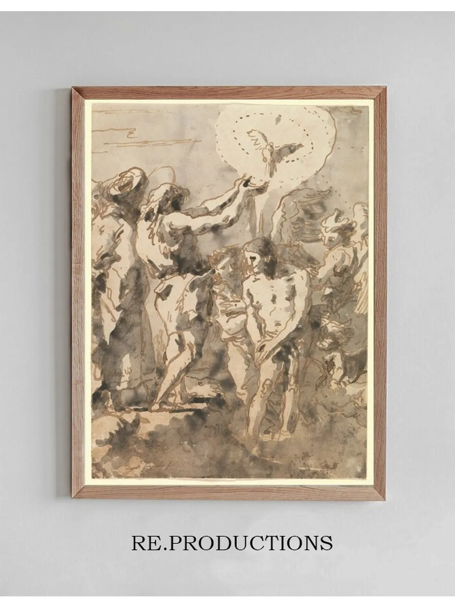 The Baptism of Christ (with Saint John, Without his Cross, in Profile to the Right)