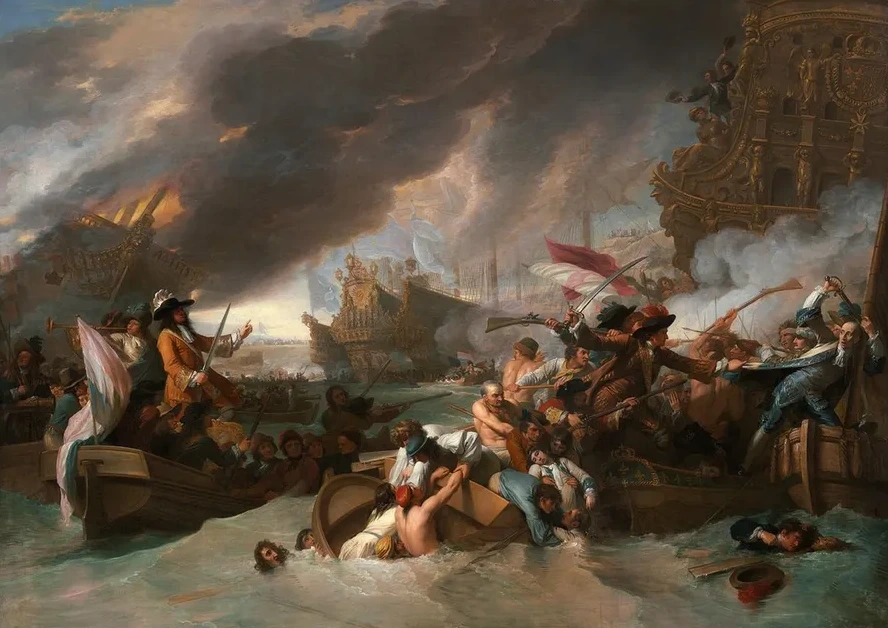 The Battle of La Hogue
