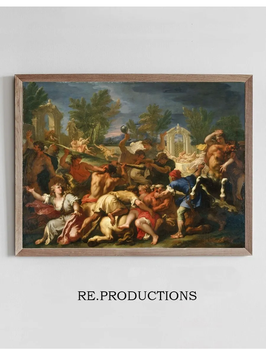 The Battle of the Lapiths and Centaurs