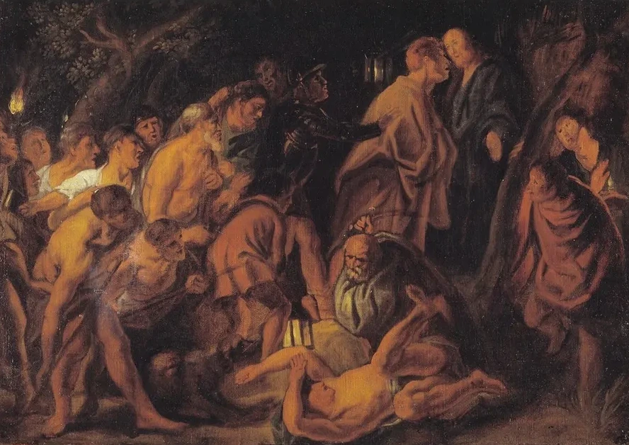 The Betrayal and Arrest of Christ in Gethsemane