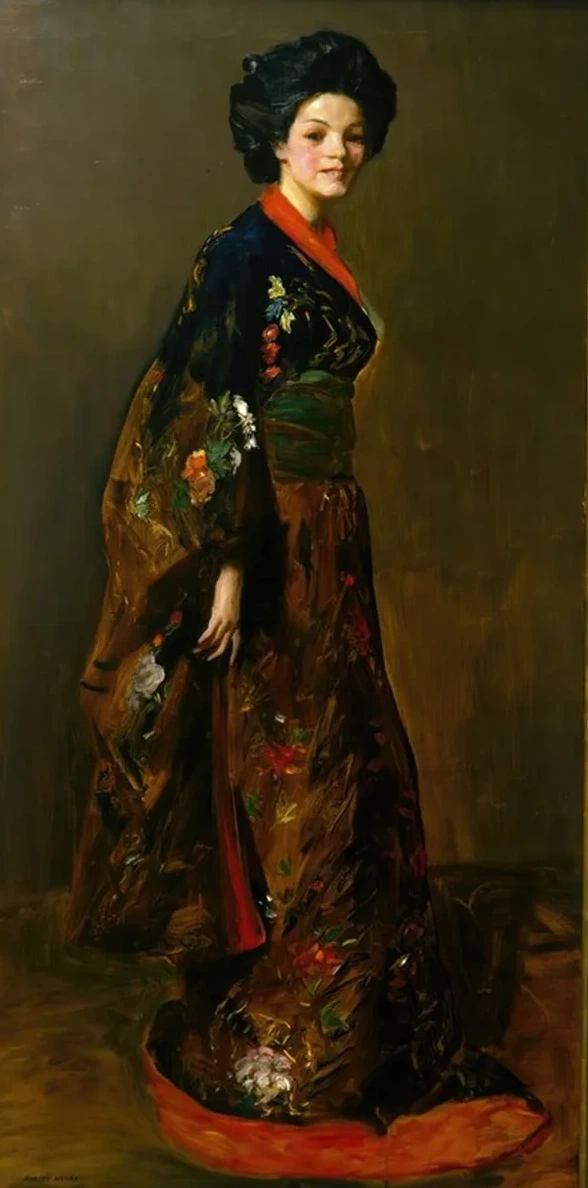 The Blue Kimono