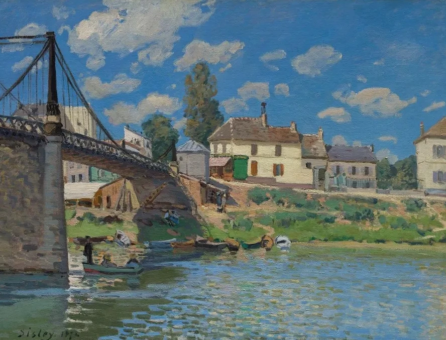 The Bridge at Villeneuve - la - Garenne