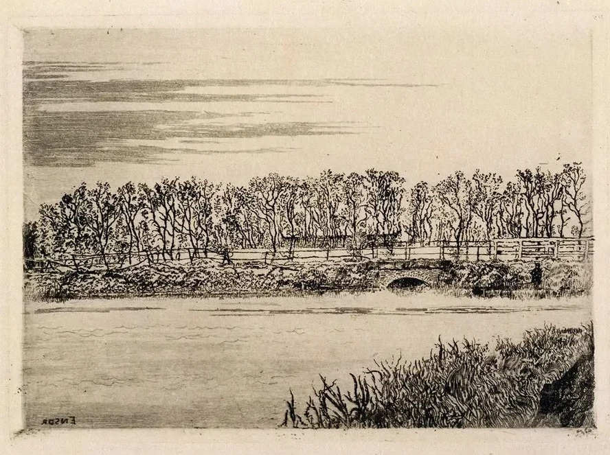 The Bridge in the Wood at Ostend