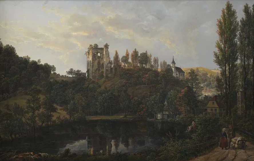 The Castle Ruin at Tharandt