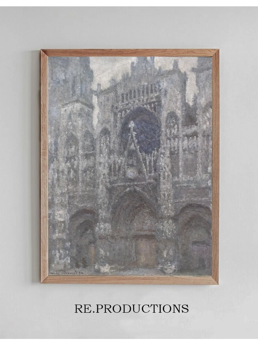 The Cathedral in Rouen. The portal, Grey Weather