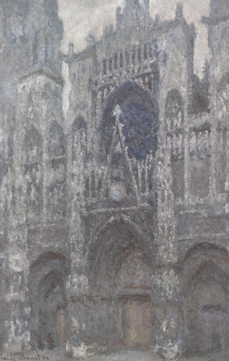 The Cathedral in Rouen. The portal, Grey Weather