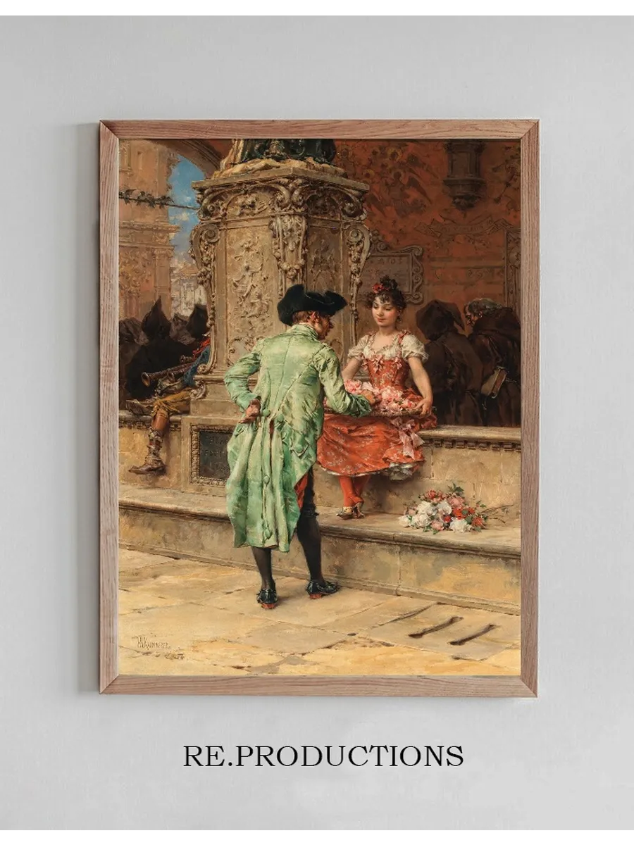 The Cavalier and the Flower Girl