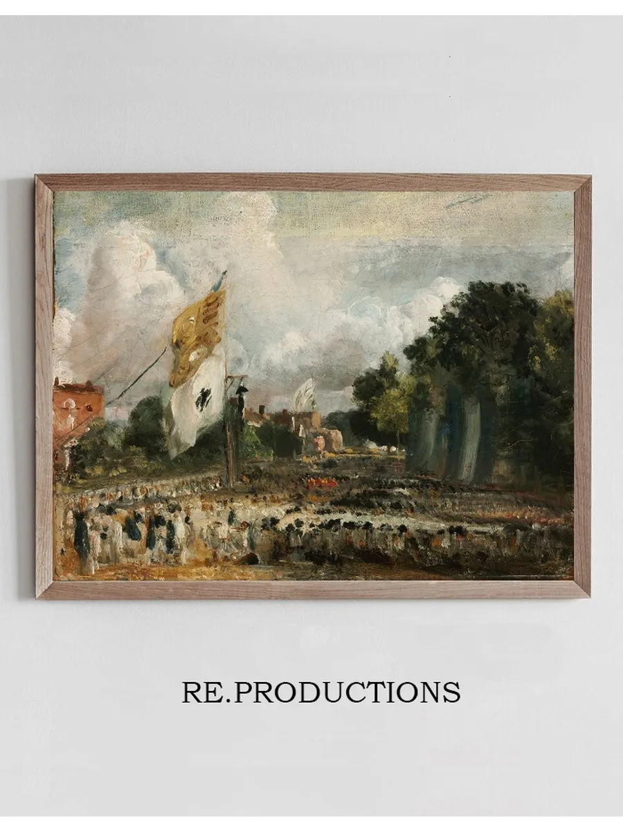 The Celebration in East Bergholt of the Peace of 1814 Concluded in Paris Between France and the Allied Powers