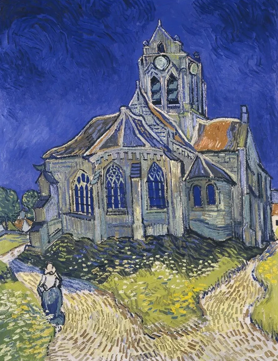 The Church in Auvers - sur - Oise, View from the Chevet